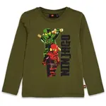 LEGO&reg; kidswear LWTANO 607 Chlapčenské tričko s dlhým rukávom, khaki, veľkosť