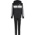 adidas 3 STRIPES TIBERIO Chlapčenská súprava, čierna, veľkosť