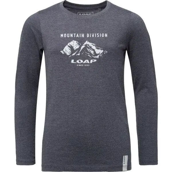 LOAP BIVOR Chlapčenské voľnočasové tričko, tmavo modrá, veľkosť 134-140