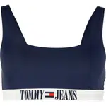 Tommy Hilfiger TJ ARCHIVE-BRALETTE Dámsky vrchný diel plaviek, tmavo modrá, veľkosť