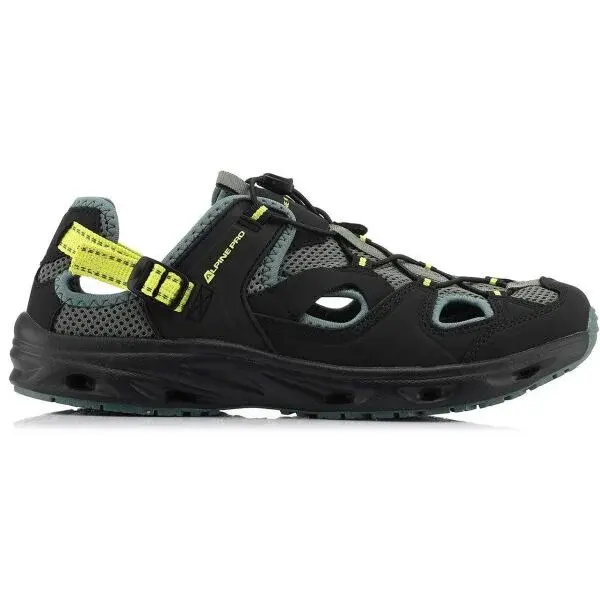 ALPINE PRO FIER Pánske sandále, čierna, veľkosť