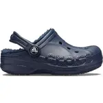 Crocs BAYA LINED CLOG K Detské šľapky, tmavo modrá, veľkosť 33/34