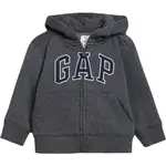 GAP FULLZIP LOGO Chlapčenská mikina, tmavo sivá, veľkosť