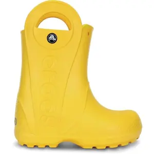 Crocs HANDLE IT RAIN BOOT KIDS Detské gumáky, žltá, veľkosť 32/33