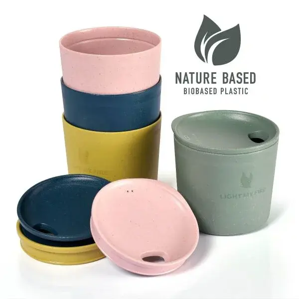 Light my fire MYCUP´N LID SHORT 4-PACK NATURE Hrnček, mix, veľkosť