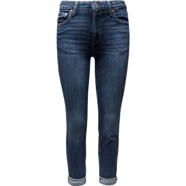 GAP V-SLIM BOYFRIEND Dámske džínsy, tmavo modrá, veľkosť