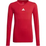 adidas TEAM BASE TEE Y Juniorské futbalové tričko, červená, veľkosť
