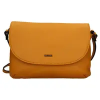 Kožená dámská crosbody kabelka Katana Felipa - žltá