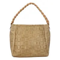 Dámska kožená kabelka Delami Chiara - béžová