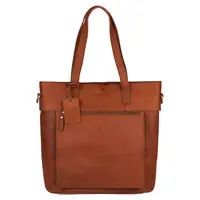 Dámska kožená kabelka Burkely Jade - koňak