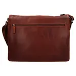 Pánska kožená taška cez rameno Berdiri Dennis - koňak