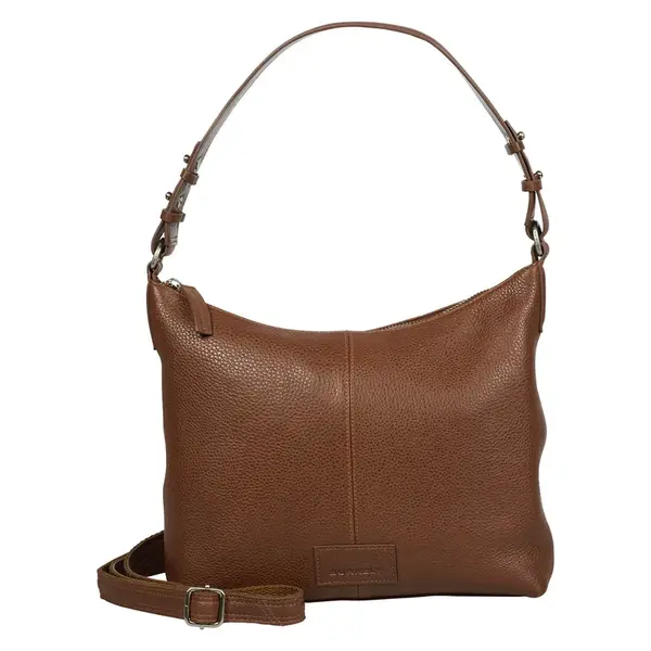 Dámská kožená kabelka přes rameno Burkely Anseta - koňak