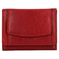 Dámská kožená slim peněženka Lagen Déborah - červená