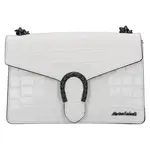 Dámská kožená crossbody kabelka Marina Galanti Manett - bílá