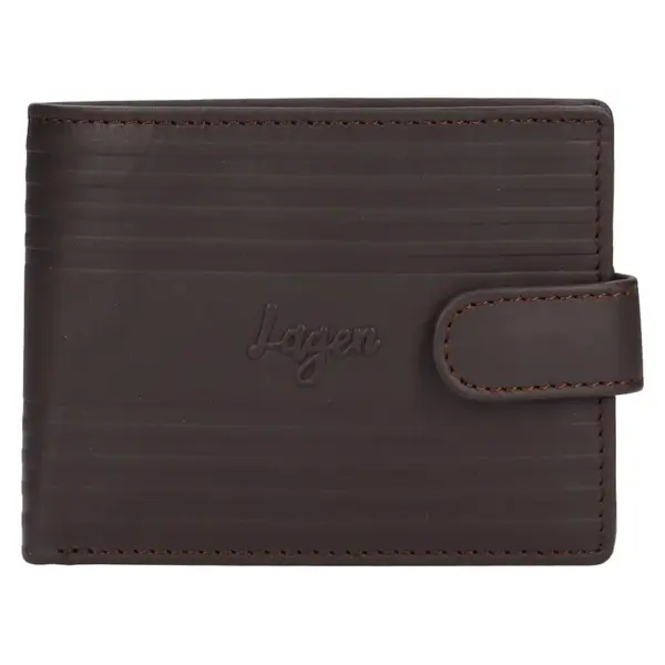 Pánska kožená peňaženka Lagen Cody - hnedá