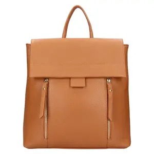 Dámsky kožený batoh Italia Mokka - koňak