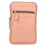 Dámská kožená crossbody kabelka na doklady The Chesterfield Brand Salva - růžová