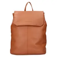 Dámský kožený trendy batoh SendiDesign Marika - koňak