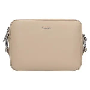 Dámská crossbody kabelka Calvin Klein Salla - tmavě béžová