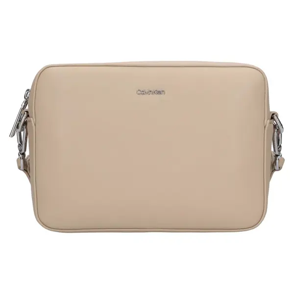 Dámská crossbody kabelka Calvin Klein Salla - tmavě béžová