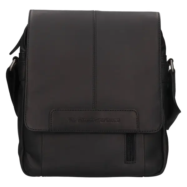 Pánska kožená taška cez rameno The Chesterfield Brand Remy - čierna