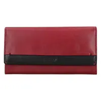 Dámská kožená peněženka Lagen Diona - červeno-černá