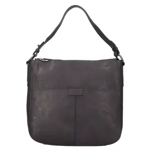 Dámska kožená kabelka Gianní Conti Luka - tmavo modrá