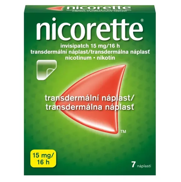 NICORETTE Invisipatch 15 mg/16 h transdermálna náplasť 7 ks