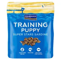 FISH4DOGS Tréningové maškrty pre šteniatka sardinka 150 g