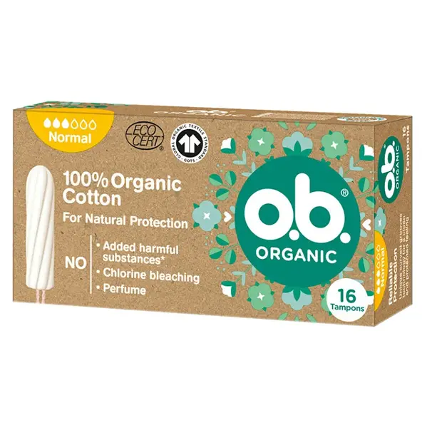 O.B. Normal organické tampóny 16 kusov