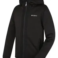 Husky Artic Zip K 164-170, black Dětská mikina s kapucí