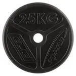 Olympijský litinový kotouč Marbo Sport MW-O25 OLI 25 kg 50 mm