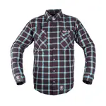 Košile W-TEC Black Heart Respector II černá s modrým pruhem 3XL