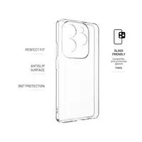 Zadní TPU gelové pouzdro FIXED pro Tecno Spark 20 Pro, transparentní