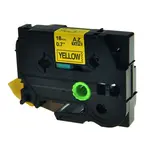 Kompatibilní páska s Brother TZe-V641, 18mm x 5,5m, černý tisk / žlutý podklad, vinyl