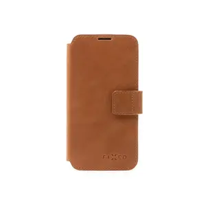 Kožené pouzdro typu kniha FIXED ProFit pro Samsung Galaxy M53 5G, hnědá