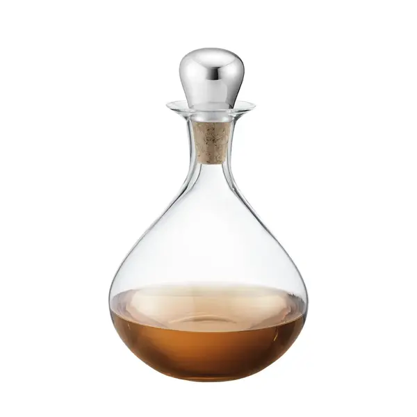 Dekantér Sky liquor s ocelovou zátkou, 145cl - Georg Jensen
