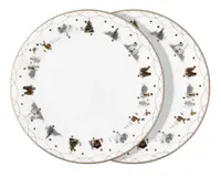 Talíř Story 25 cm, 2 ks kolekce Julemorgen - Wik & Walsøe