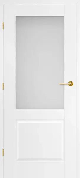 Bílé interiérové dveře Nemézie 7 (UV Lak) - Výška 210 cm