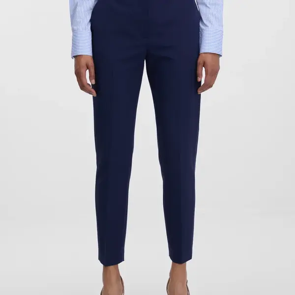 Tmavomodré dámske nohavice ORSAY