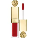 Dolce&Gabbana Flawless Everkiss Liquid Lip Mini matná tekutá rtěnka odstín 405 Devotion - Perfect Vibrant Red 3 ml