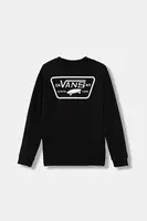 Bavlnené tričko s dlhým rukávom Vans Full Patch Back LS
