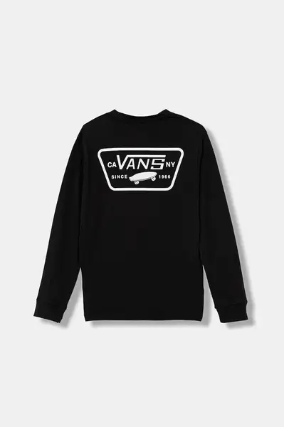 Bavlnené tričko s dlhým rukávom Vans Full Patch Back LS