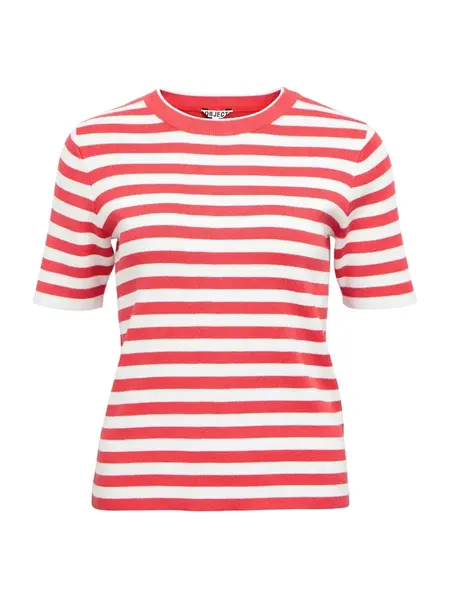 OBJECT Sveter 'OBJESTER'  grenadínová / biela