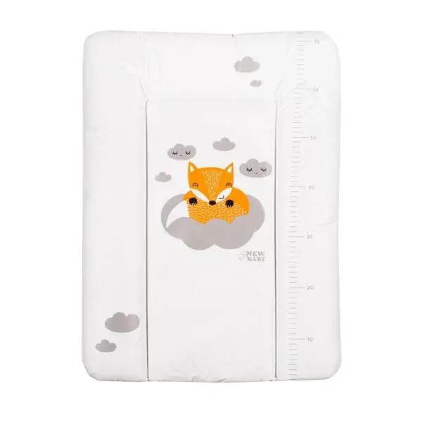 NEW BABY LIŠKA Přebalovací měkká podložka, bílá, velikost