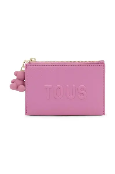 Peněženka Tous Monedero růžová barva, 2002106113