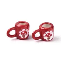 Handmade Porcelain Mushroom Mug Cup Decoration