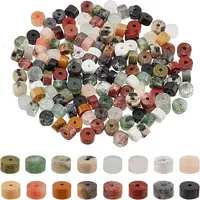 160Pcs 16 Styles Natural Stone Beads