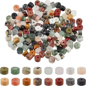 160Pcs 16 Styles Natural Stone Beads