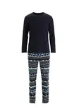 Dagi Dlhé pyžamo  modrá / námornícka modrá
